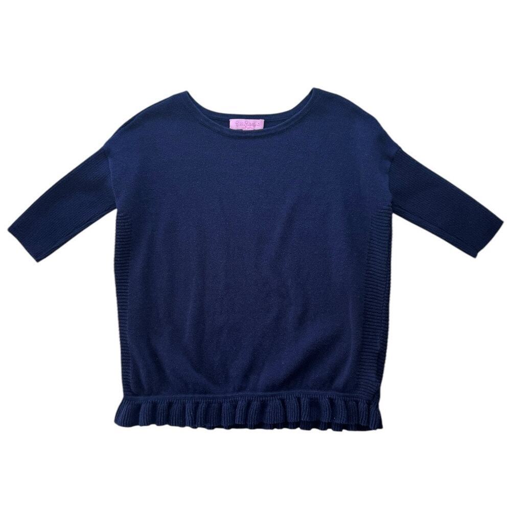 Lilly Pulitzer Tierneigh Sweater in Navy - Size S (5-6)